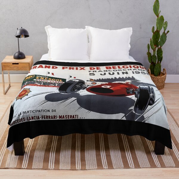 Item preview, Blast from the past art vintage Belgium Francorchamps 1955 designed and sold by Helios Be. Lavsh.