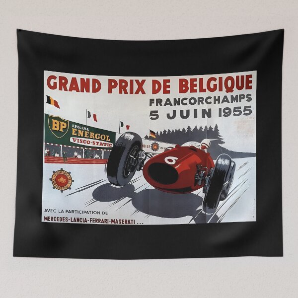 Item preview, Blast from the past art vintage Belgium Francorchamps 1955 designed and sold by Helios Be. Lavsh.