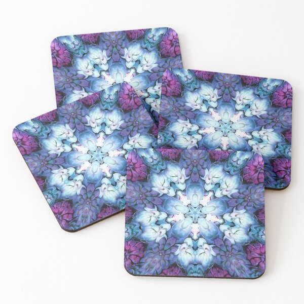 Item preview, Purple and Blue Succulent Mandala Pattern designed and sold by Julie Erin Designs.