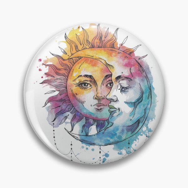 Item preview, Moon and sun designed and sold by FusiTink.