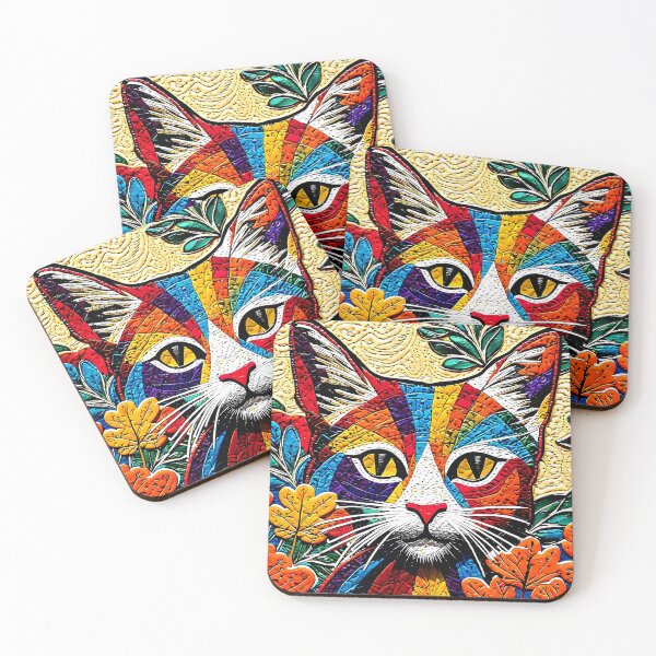 Item preview, Quilted Kitty 2 designed and sold by Reclining Buddha Cat.
