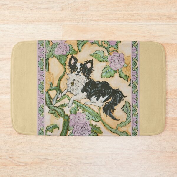 Item preview, Chihuahua in an Art Nouveau Garden designed and sold by AntiqueImages.