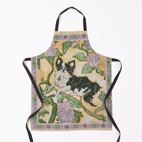 Item preview, Chihuahua in an Art Nouveau Garden designed and sold by AntiqueImages.
