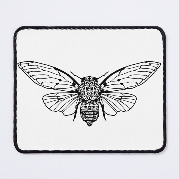 Item preview, cicada designed and sold by Kama black&white.