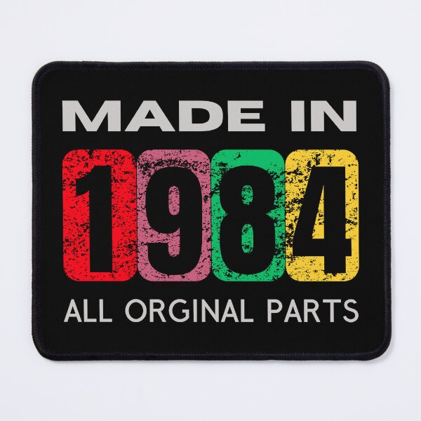 Item preview, Vintage 1984 - All Original Parts | Timeless Retro Birthday Gift designed and sold by Psycho-Crazy.