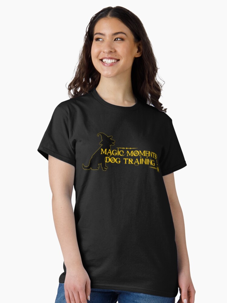 Thumbnail 2 of 7, Classic T-Shirt, Magic Moments Dog training logo designed and sold by MMDogtraining.