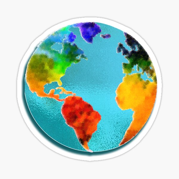 Vista previa del artículo con la obra «Globo de Inclusión y Aceptación LGBTQIA», diseñado y vendido por OliveEwe.