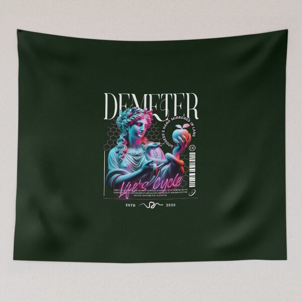 Item preview, Demeter - Goddess of Harvest designed and sold by Not Hugo.