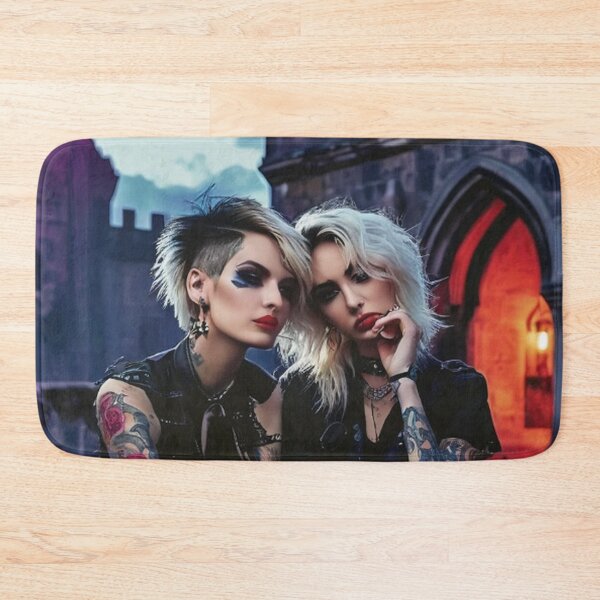Item preview, Goth Girls At Cemetary designed and sold by TheDarkWardrobe.