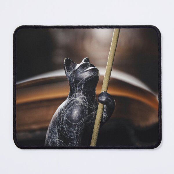 Item preview,  Mystical Cat Incense Holder - Zen and Serenity designed and sold by Mendzmeile.