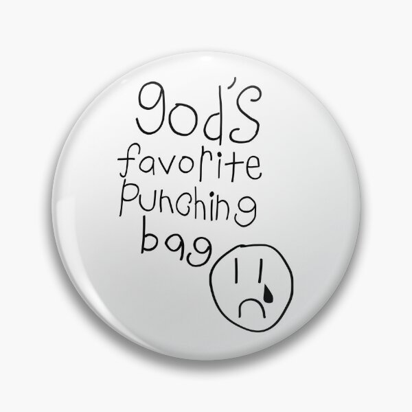 Item preview, God's Favorite Punching Bag - Black designed and sold by evanisoverit.