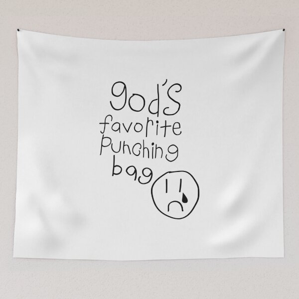 Item preview, God's Favorite Punching Bag - Black designed and sold by evanisoverit.