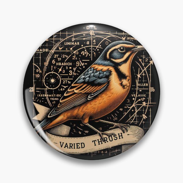 Item preview, Varied Thrush 2 designed and sold by theAVIARY7.