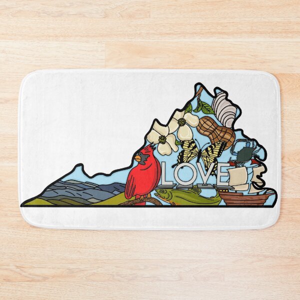 Item preview, Virginia Symbols Illustration  designed and sold by fiberandgloss.
