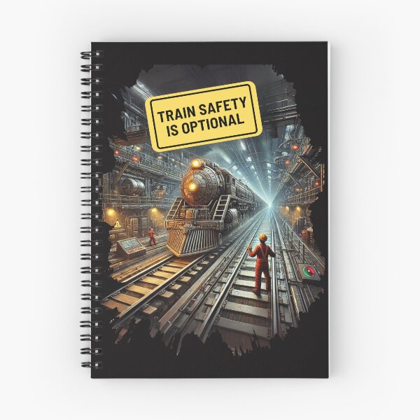 Item preview, Train Safety is Optional - for automate lovers with safety concern designed and sold by Merchdusa.