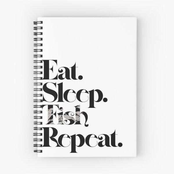 Item preview, Eat Sleep Fish Repeat – Fishing Life designed and sold by FinSail.