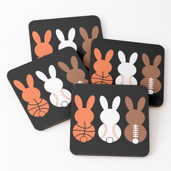 Item preview, Three sport easter  bunnies designed and sold by jkrphoto.