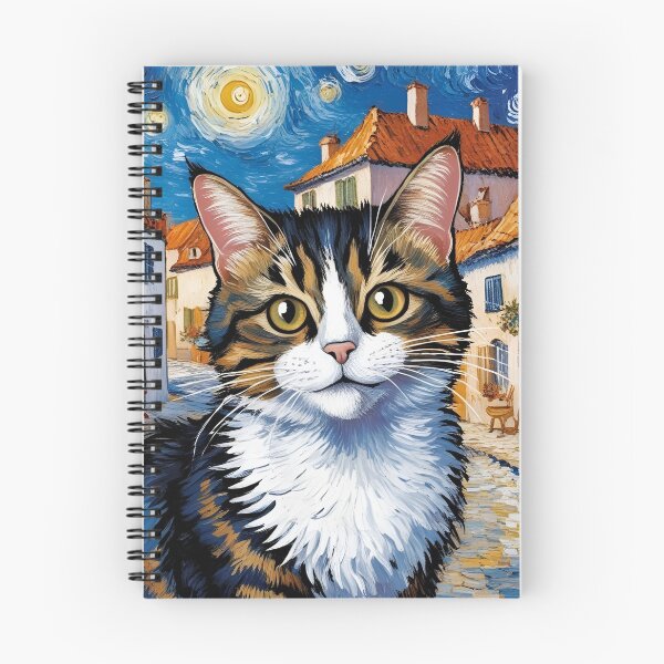 Item preview, Cat Van Gogh, Cute Cat Lover Gifts designed and sold by Cuteanimalgifts.