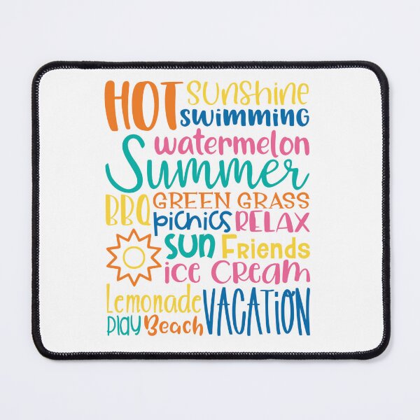 Item preview, Describing Summer With Fun Words designed and sold by Alaskandreamer.