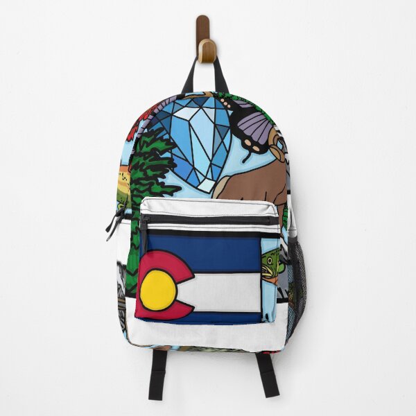 Item preview, Colorado Symbols Illustration designed and sold by fiberandgloss.