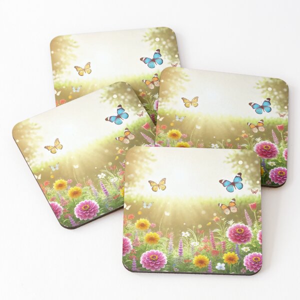 Item preview, Butterfly Haven: A Sunlit Garden designed and sold by AbstractAnom.