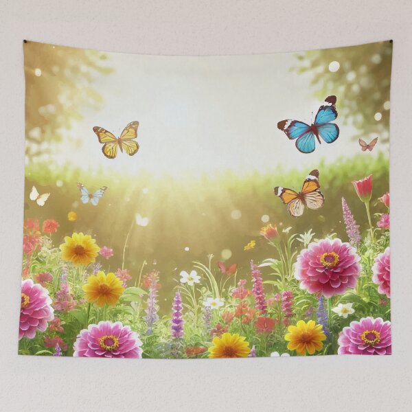 Item preview, Butterfly Haven: A Sunlit Garden designed and sold by AbstractAnom.