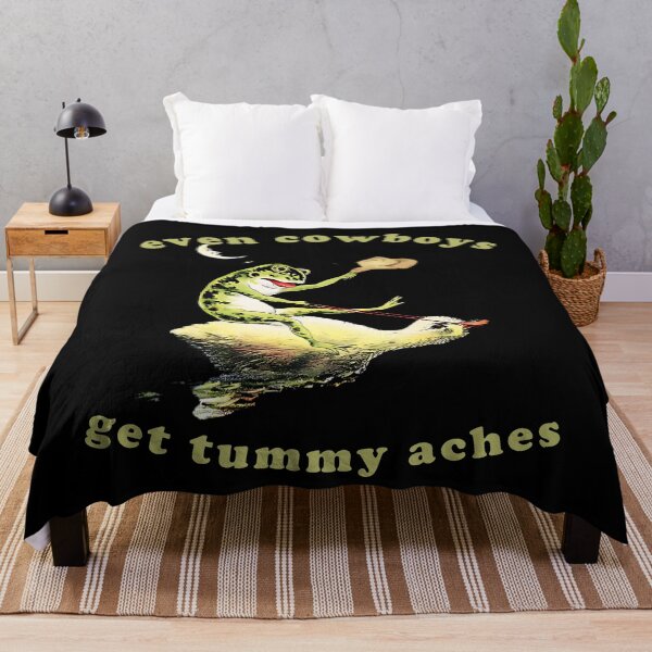 Item preview, Even cowboys get tummy aches designed and sold by Chaos Haven.