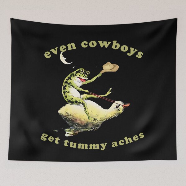 Item preview, Even cowboys get tummy aches designed and sold by Chaos Haven.