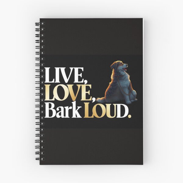 Item preview, LIVE, LOVE, BARK LOUD -The Ultimate Dog Lover's T-Shirt.  designed and sold by Mikel-empire.