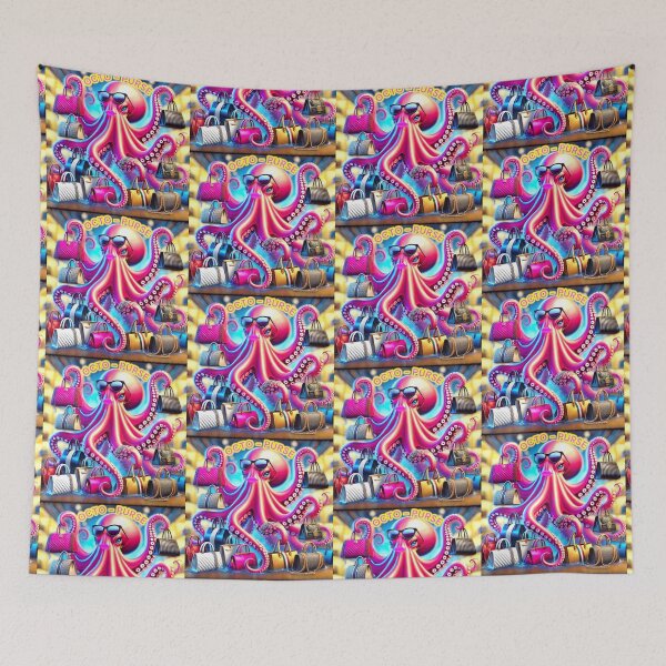 Item preview, Octo-Purse – Fashion Mashup with Ocean Style Humor designed and sold by B-DIFF-e-RENT.