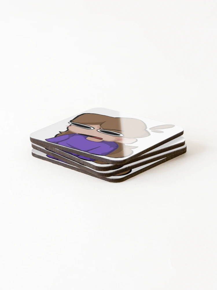Thumbnail 4 of 5, Coasters (Set of 4), Confused face designed and sold by RIFTstudios8.