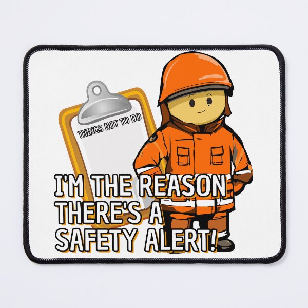 Item preview, I'm the reason there's a safety alert! Team Orange designed and sold by Flashover.