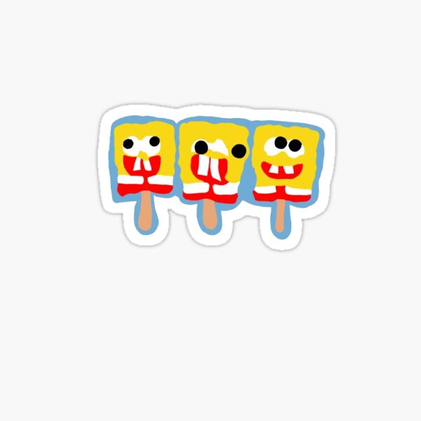 Vista previa del artículo con la obra «Paletas de Bob Esponja», diseñado y vendido por unawaredesigns.