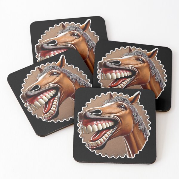 Item preview, Hilarious Horse Grin - Humorous Art for Horse Lovers designed and sold by Michael van der Hoorn.