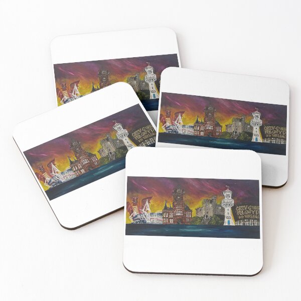 Item preview, Cardiff Montage designed and sold by snoozyfaeriearttt.