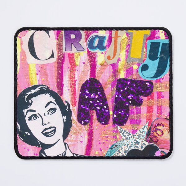Item preview, Crafty AF Vintage Lady with Artsy Vibes designed and sold by Daydreamer Alley.