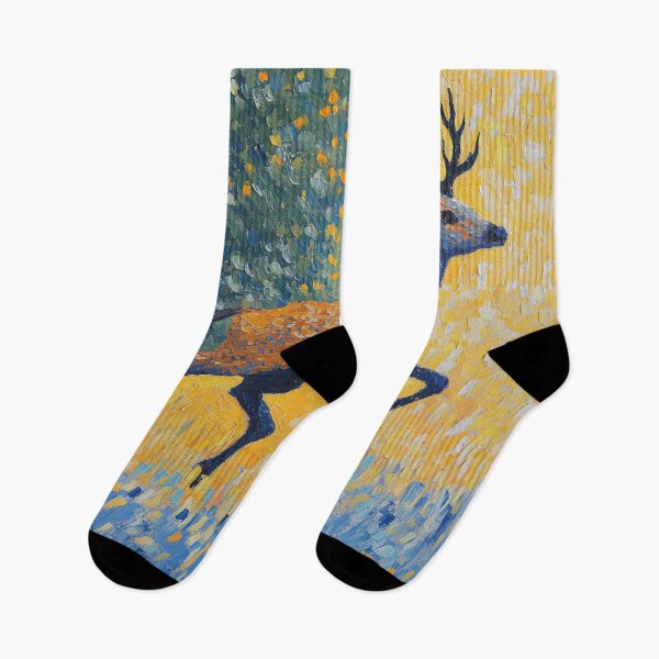 Item preview, Deer | Post-impressionist painting style designed and sold by ComicsFactory.