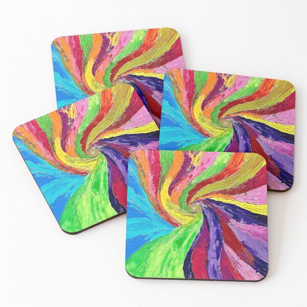 Item preview, Original Acrylic Palette Knife Spiral Painting designed and sold by PatelleartbyRB.