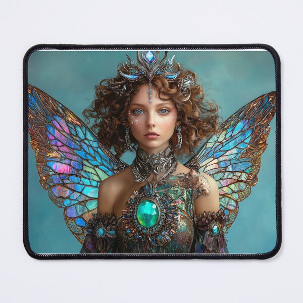 Item preview, Haute Couture Fairy: Fire Opals & Emeralds designed and sold by ACuriousshoppe.