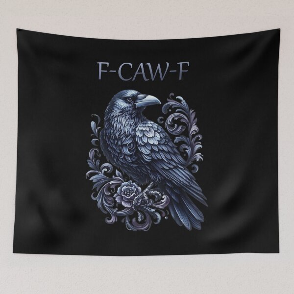 Item preview, F-CAW-F - black crow designed and sold by EnchantedOwl.