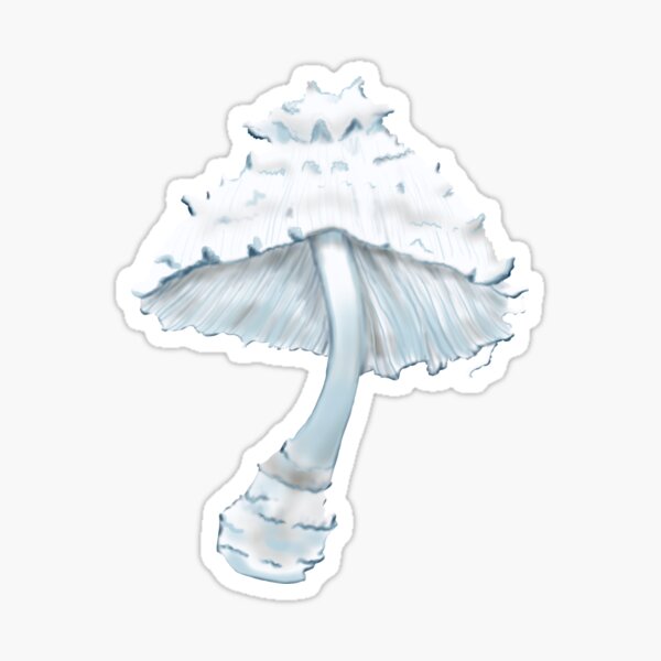 Item preview, White Frilly Mushroom designed and sold by Kathleen Bruce.