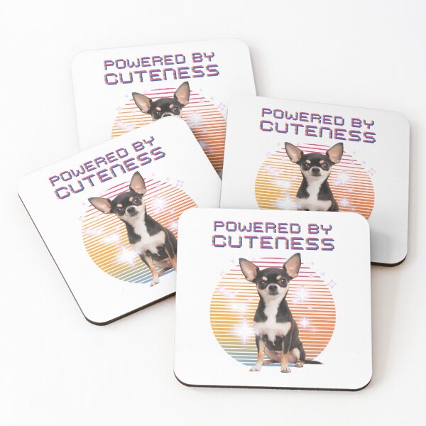 Item preview, Retro Chihuahua Power: Cute Dog Sunset Vaporwave T-Shirt designed and sold by AnnDesignStudio.