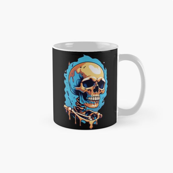 Item preview, Skull on fire designed and sold by RadManDesigns.