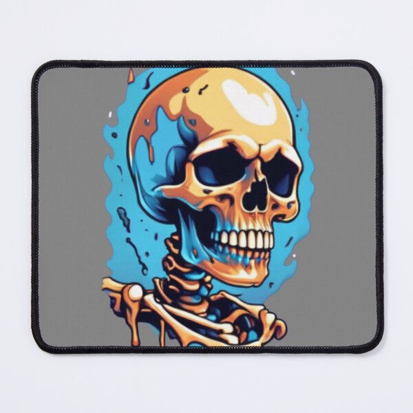 Item preview, Skull on fire designed and sold by RadManDesigns.