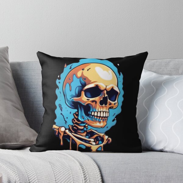 Item preview, Skull on fire designed and sold by RadManDesigns.