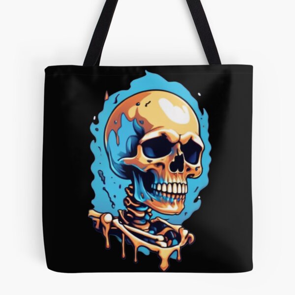 Item preview, Skull on fire designed and sold by RadManDesigns.