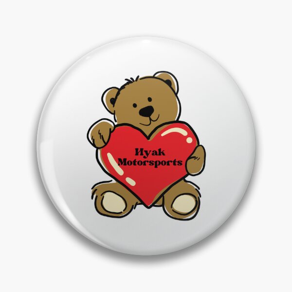 Item preview, Hyak Motorsports Teddy Bear Heart designed and sold by abbyksbubble.
