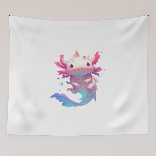 Item preview, Cute happy friend Axolotl designed and sold by PatternFly.