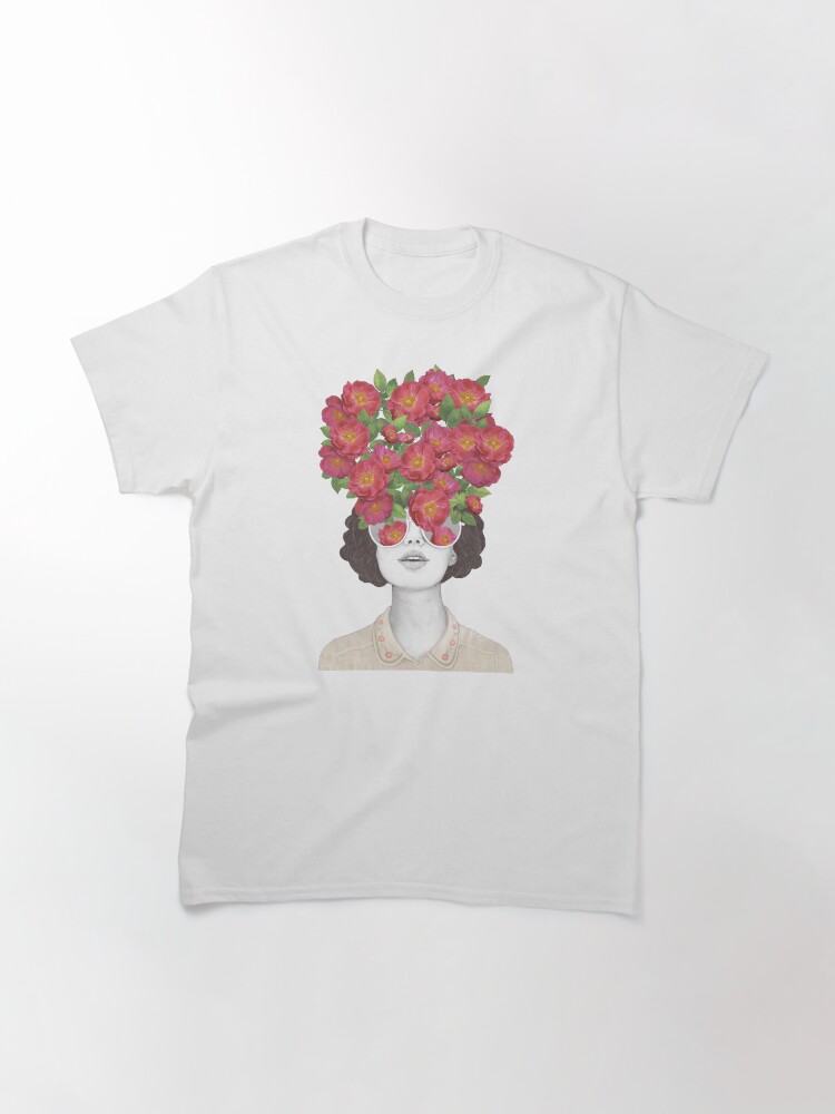 Thumbnail 3 von 7, Classic T-Shirt, Der Optimist // die rosarote Brille designt und verkauft von lauragraves.