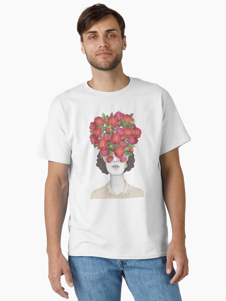 Thumbnail 1 von 7, Classic T-Shirt, Der Optimist // die rosarote Brille designt und verkauft von lauragraves.